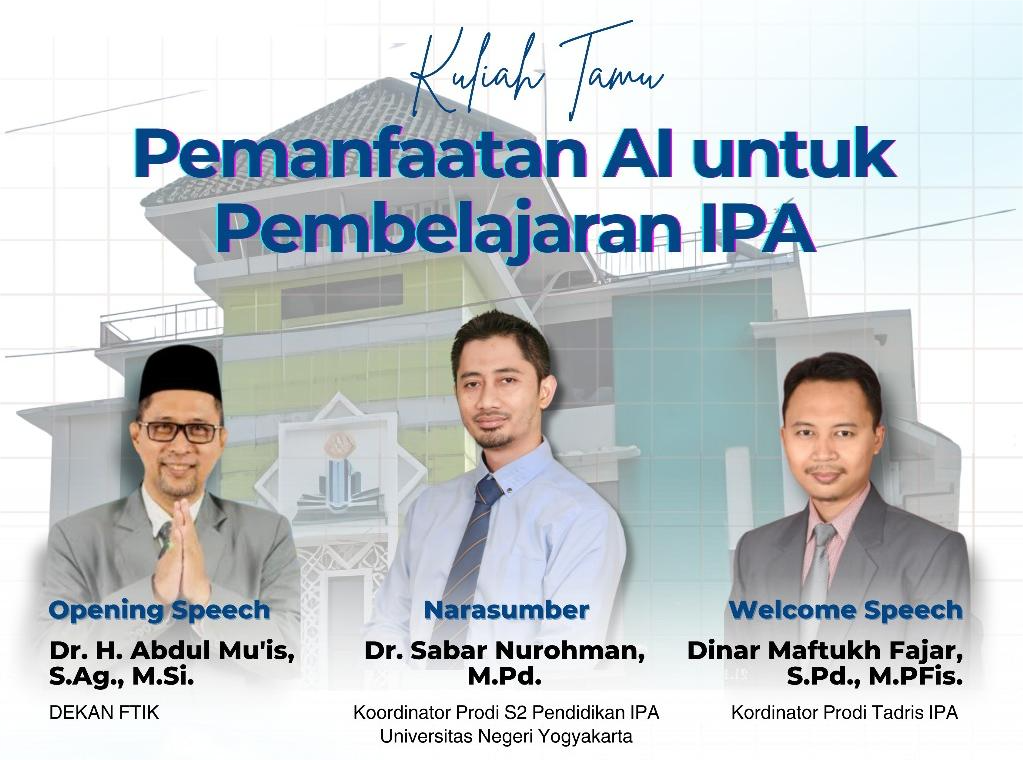 Prodi Tadris IPA UIN KHAS Jember Gelar Kuliah Tamu